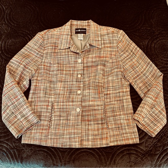 Pink Tweed Blazer Jacket - Picture 1 of 5